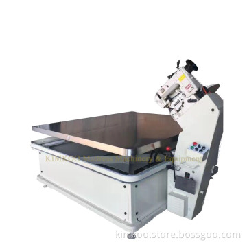 Semi-automatic mattress edge tape sewing machine